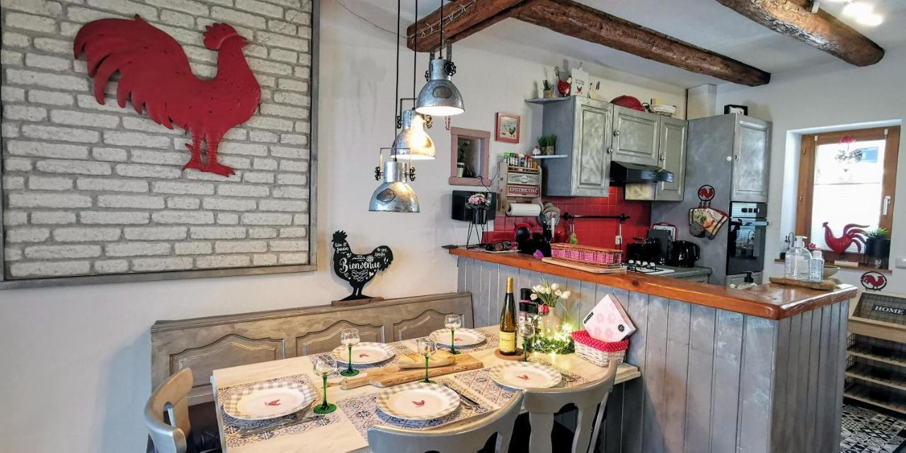 Gite Le Coq Rouge Eguisheim Esterno foto
