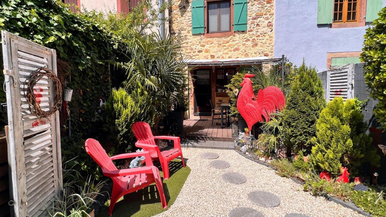 Gite Le Coq Rouge Eguisheim Esterno foto