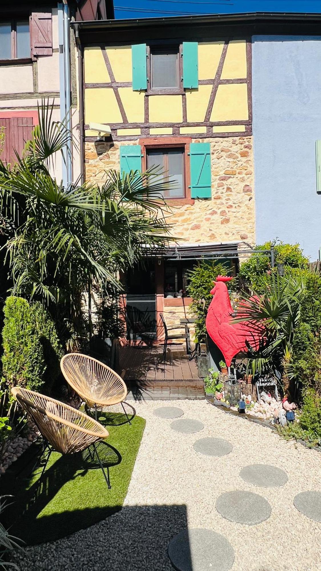 Gite Le Coq Rouge Eguisheim Esterno foto